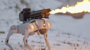 В Америке состоялась премьера оснащенного огнеметом робота-собаки Thermonator