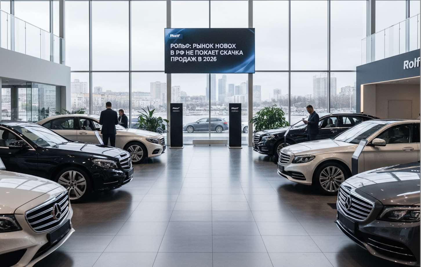 Салоны новых авто в России: рынок стабилизировался, роста в 2026 году не ожидают
