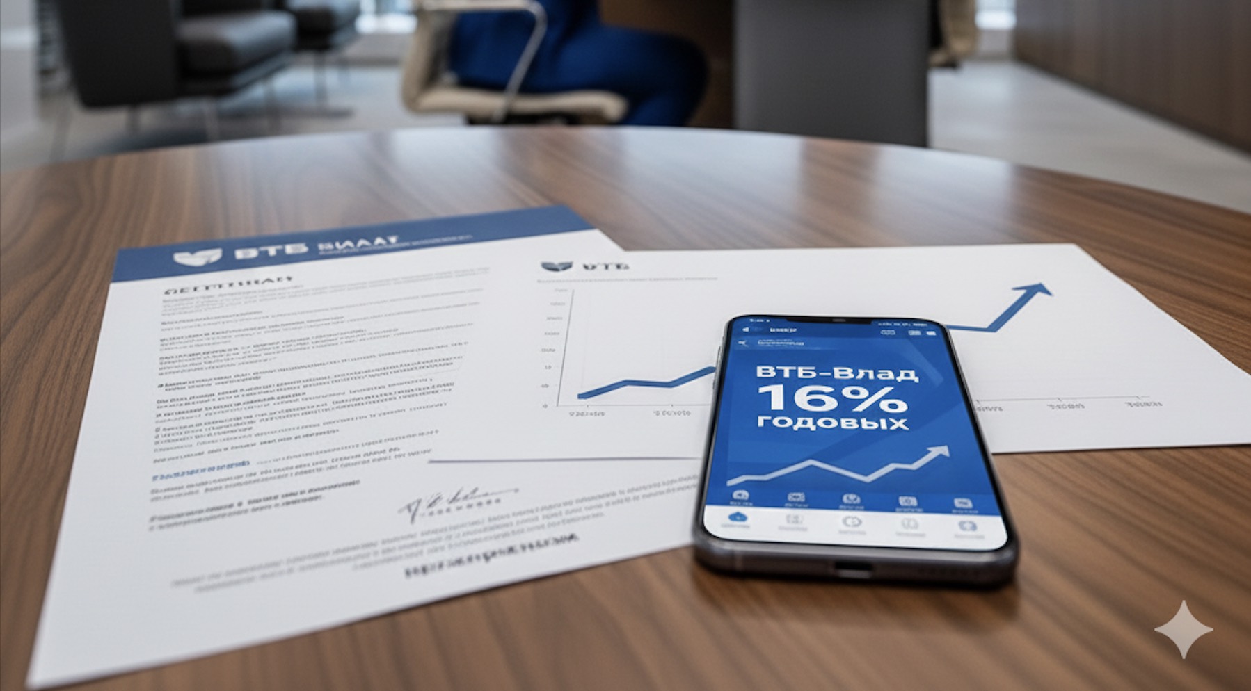 ВТБ выдал максимальную ставку 16% годовых по «ВТБ-Вкладу»