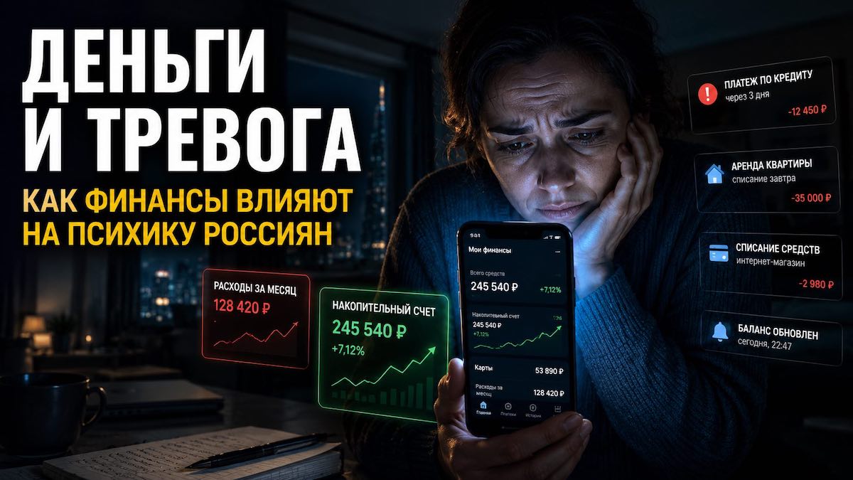 Россиянам объяснили, почему отсутствие накоплений разрушает психику