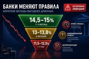15% только на первый взгляд: банки переписали правила вкладов с 1 августа