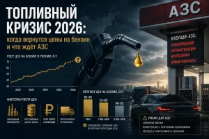 Топливный кризис 2026: когда вернутся цены на бензин и что ждет АЗС
