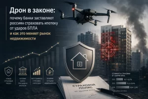 «Дрон в законе»: почему банки заставляют россиян страховать ипотеку от ударов БПЛА и как это меняет рынок недвижимости
