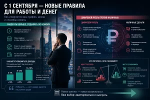 240 часов переработок, цифровой рубль и запрет телефонов: главные законы сентября 2026
