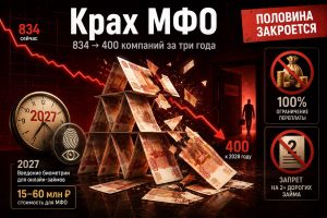 Половина МФО закроется за три года: как новые законы добивают рынок микрозаймов