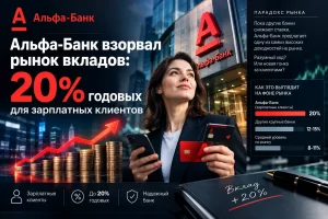 Зарплатная карта Альфа-банка и график роста ставок по вкладам: банк запустил депозит со ставкой 20% годовых