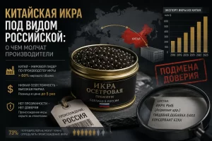 Китайская черная икра под видом российской: о чем молчат производители
